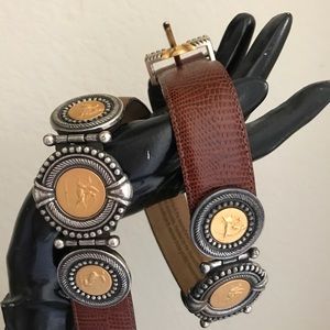 Vintage 1995 BRIGHTON Museum Collection BELT S